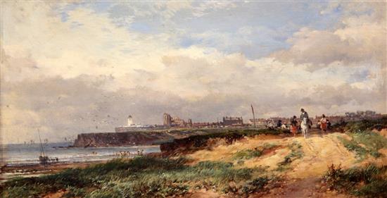 John Syer (1815-1885) Tynemouth 8.25 x 15.25in.